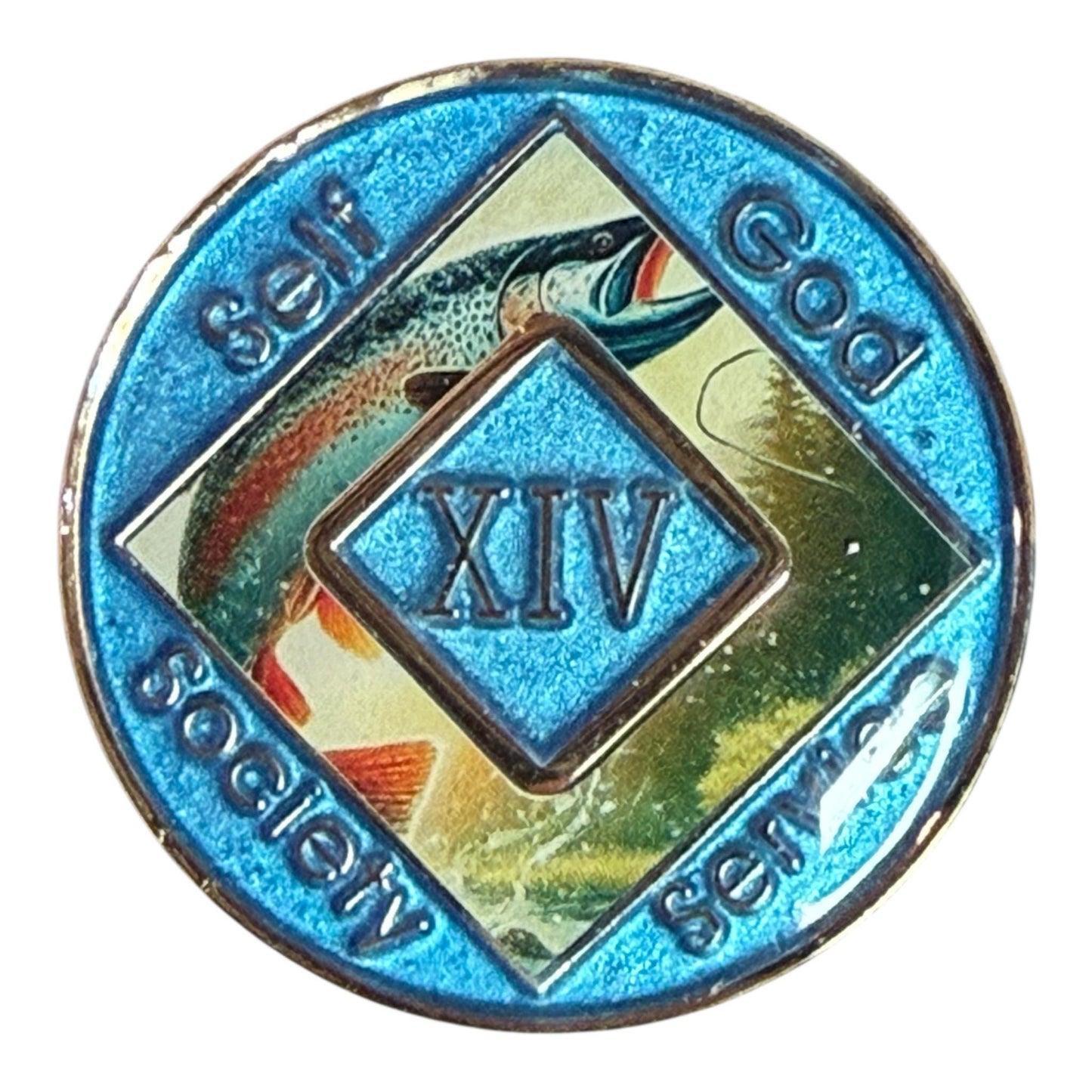 NA Medallion – Fly Fishing- Resin Finish