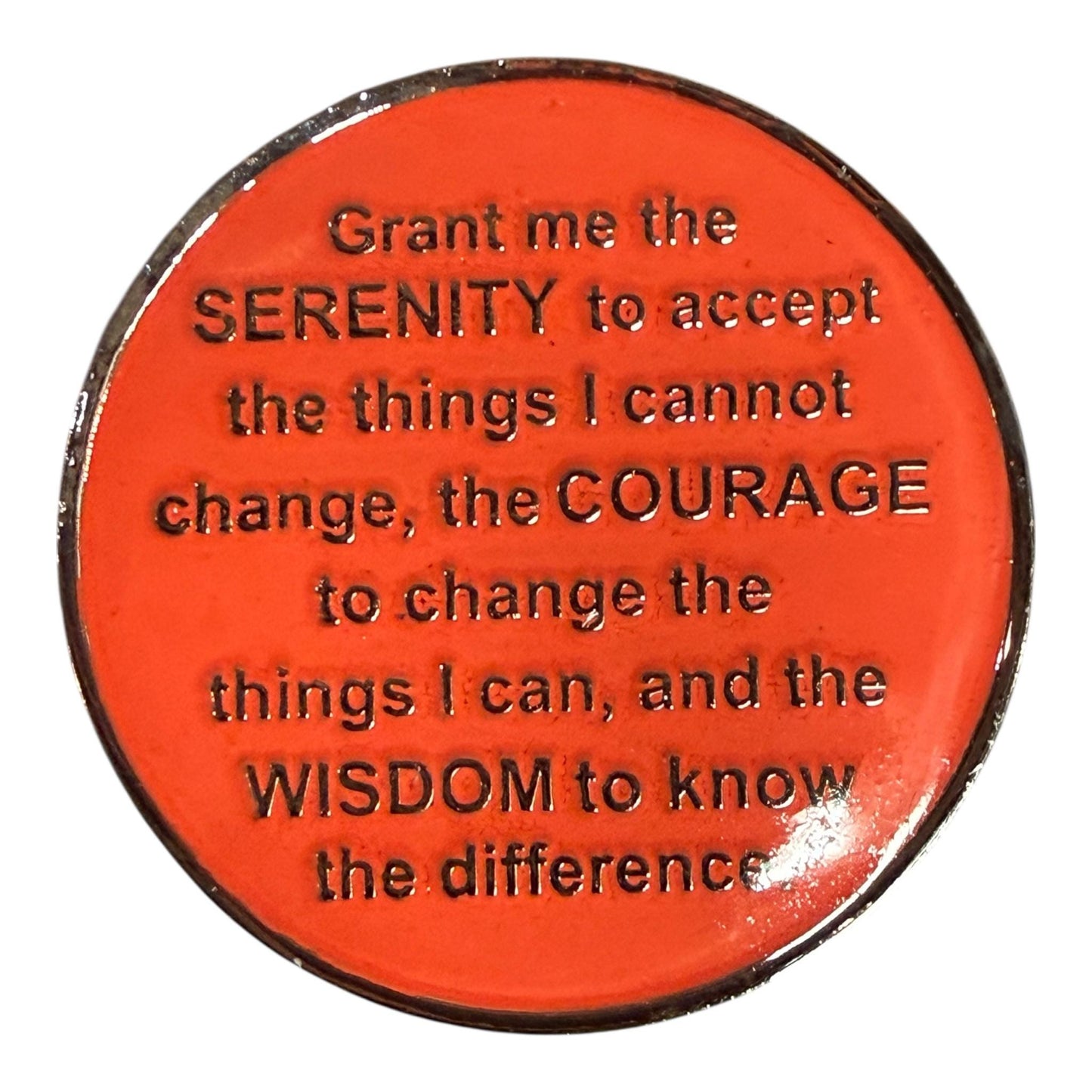 Rising Phoenix AA Sobriety Chip – Vibrant Recovery Medallion with Resin Finish