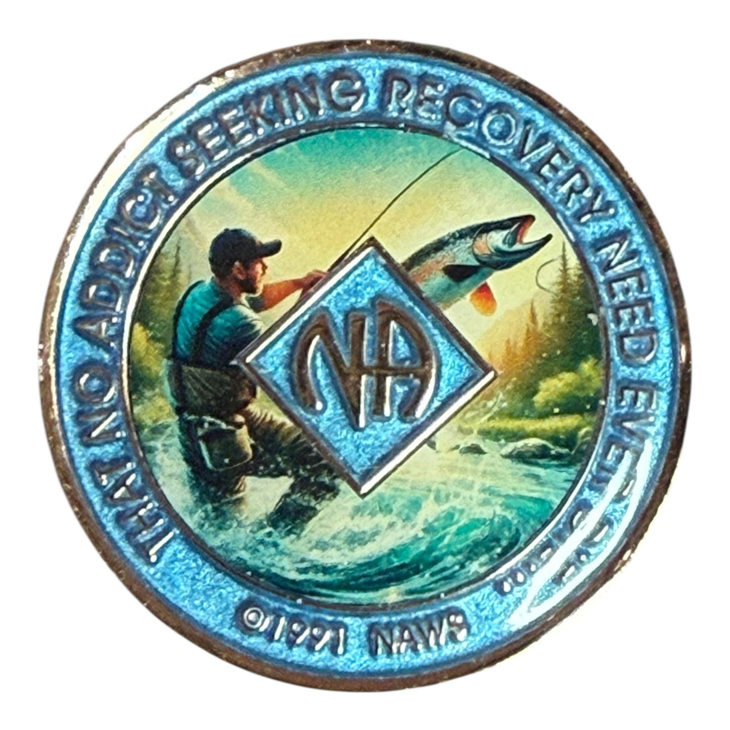 NA Medallion – Fly Fishing- Resin Finish