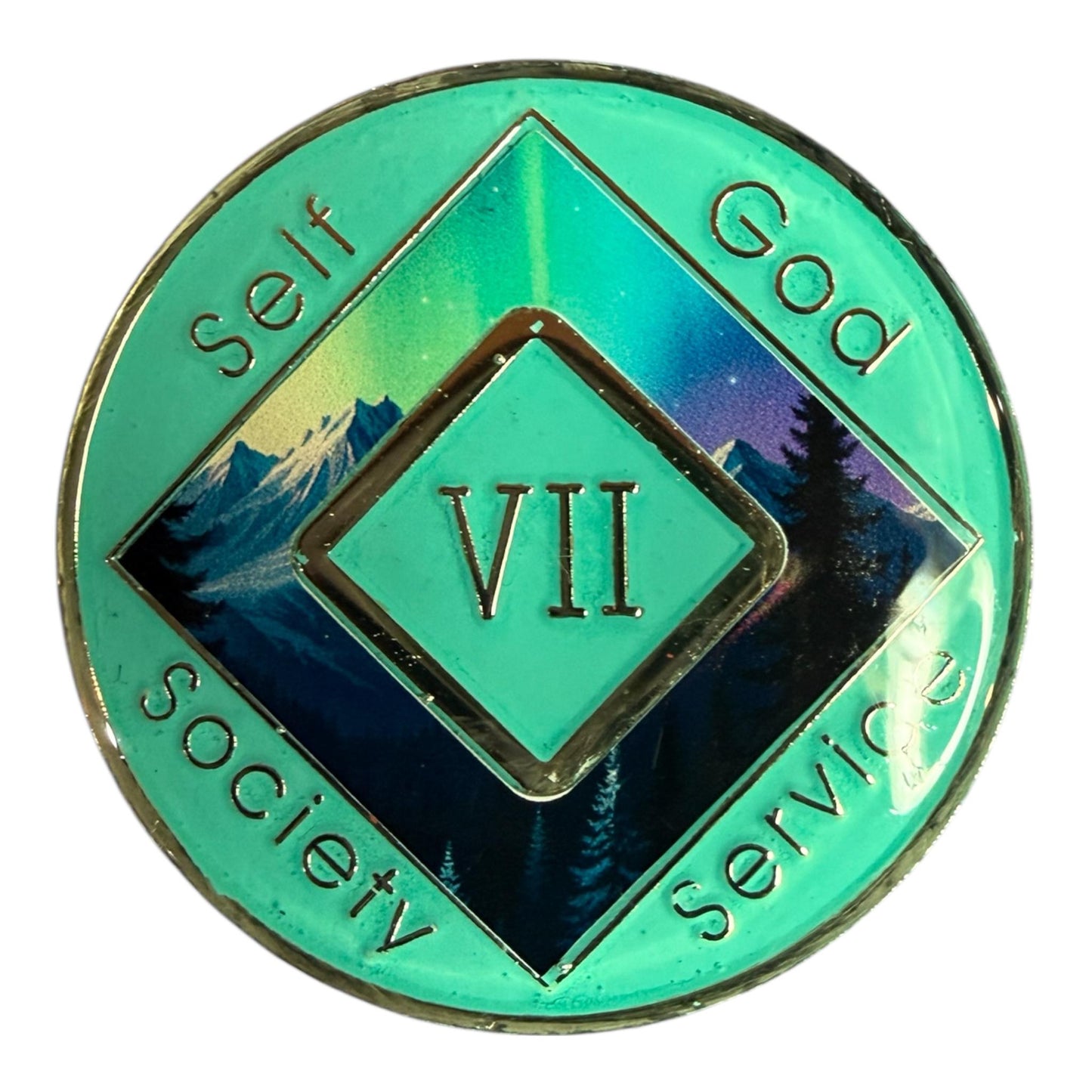 Bronze NA Medallion | Northern Lights Narcotics Anonymous Recovery Token