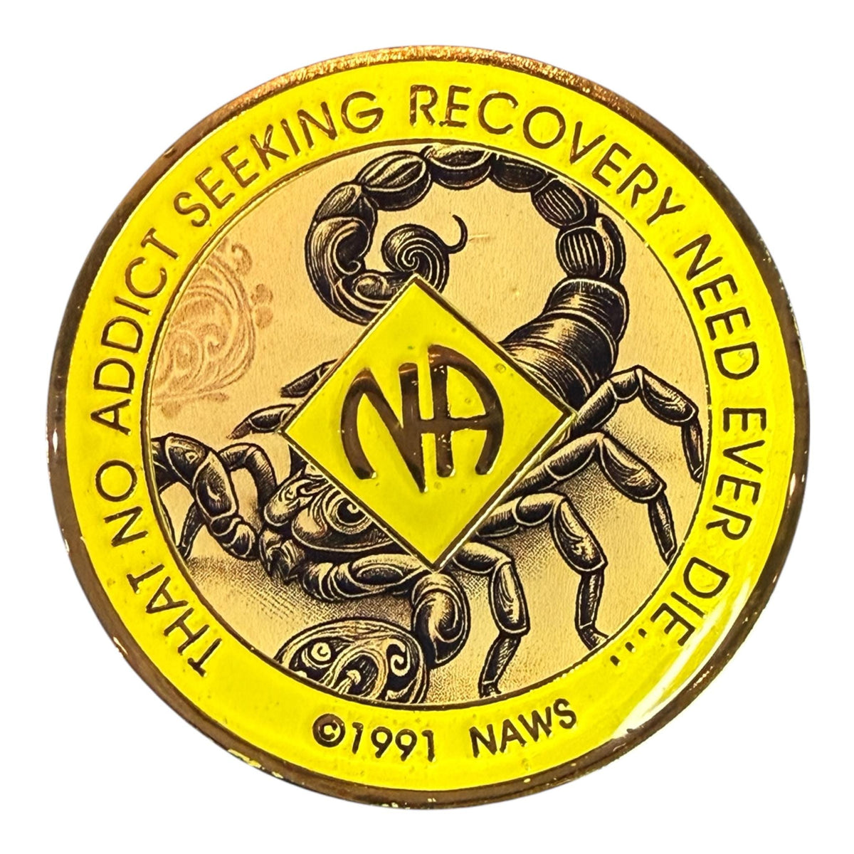 Scorpion NA Medallion - Yellow