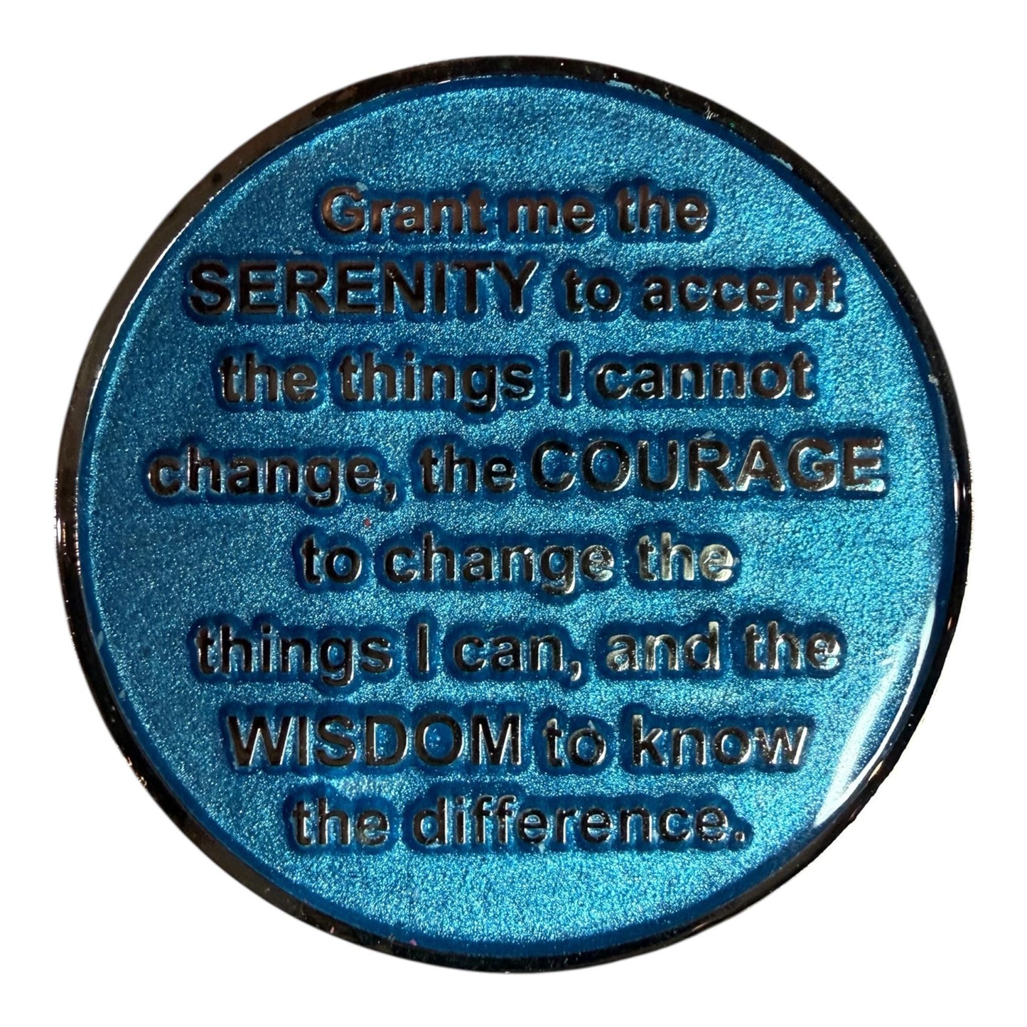Bigfoot AA Recovery Medallion 38mm – Alcoholics Anonymous Sobriety Coin – Custom Color Clean Time Chip