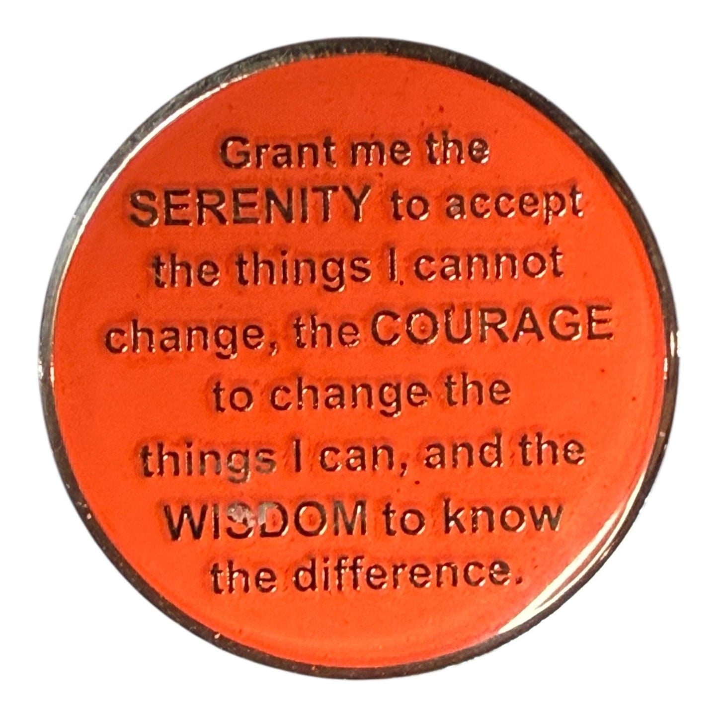 Bigfoot AA Recovery Medallion 38mm – Alcoholics Anonymous Sobriety Coin – Custom Color Clean Time Chip