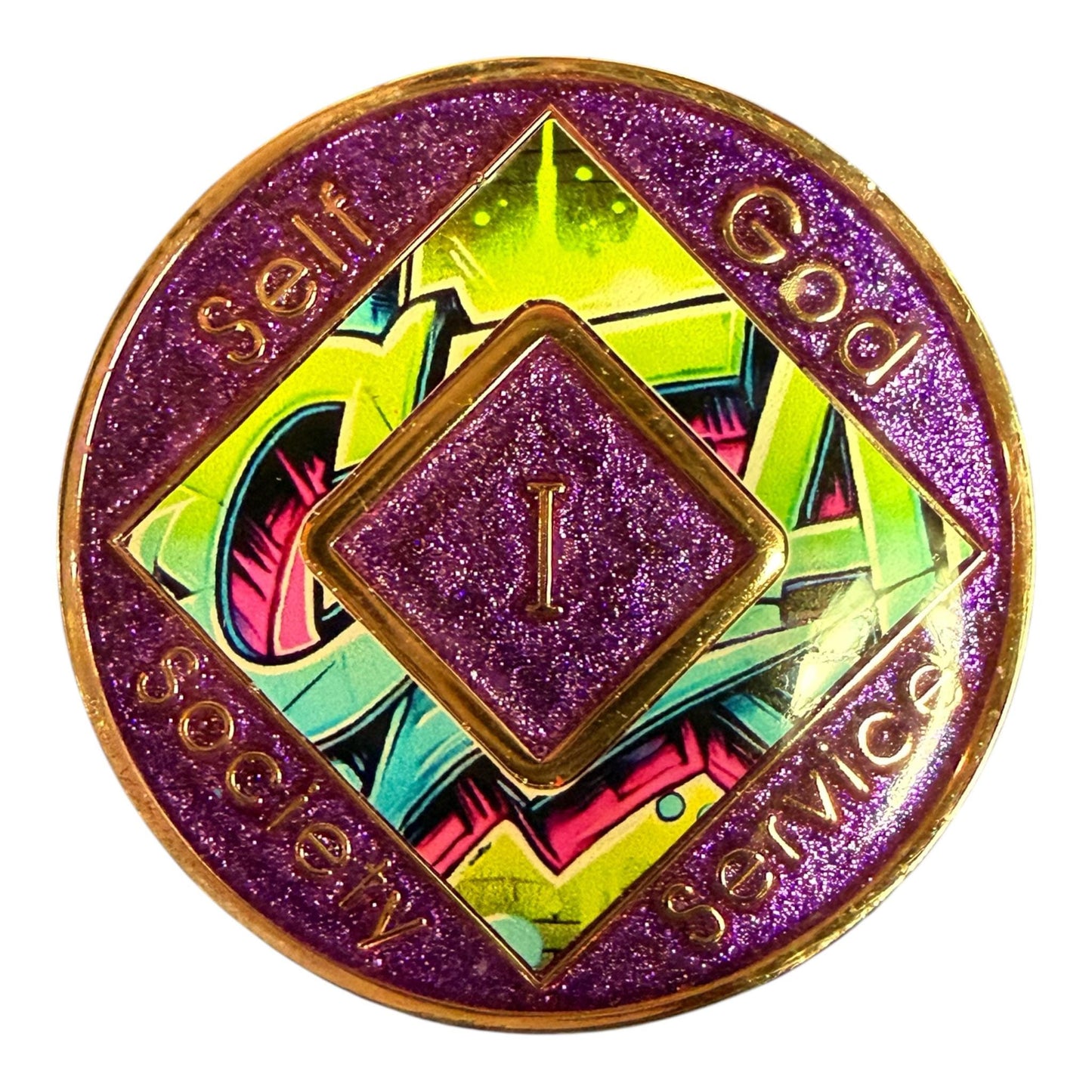 Custom NA Medallion | Personalized Clean Time Token | Recovery Chip