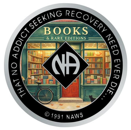 Vintage Bookstore NA Recovery Medallion