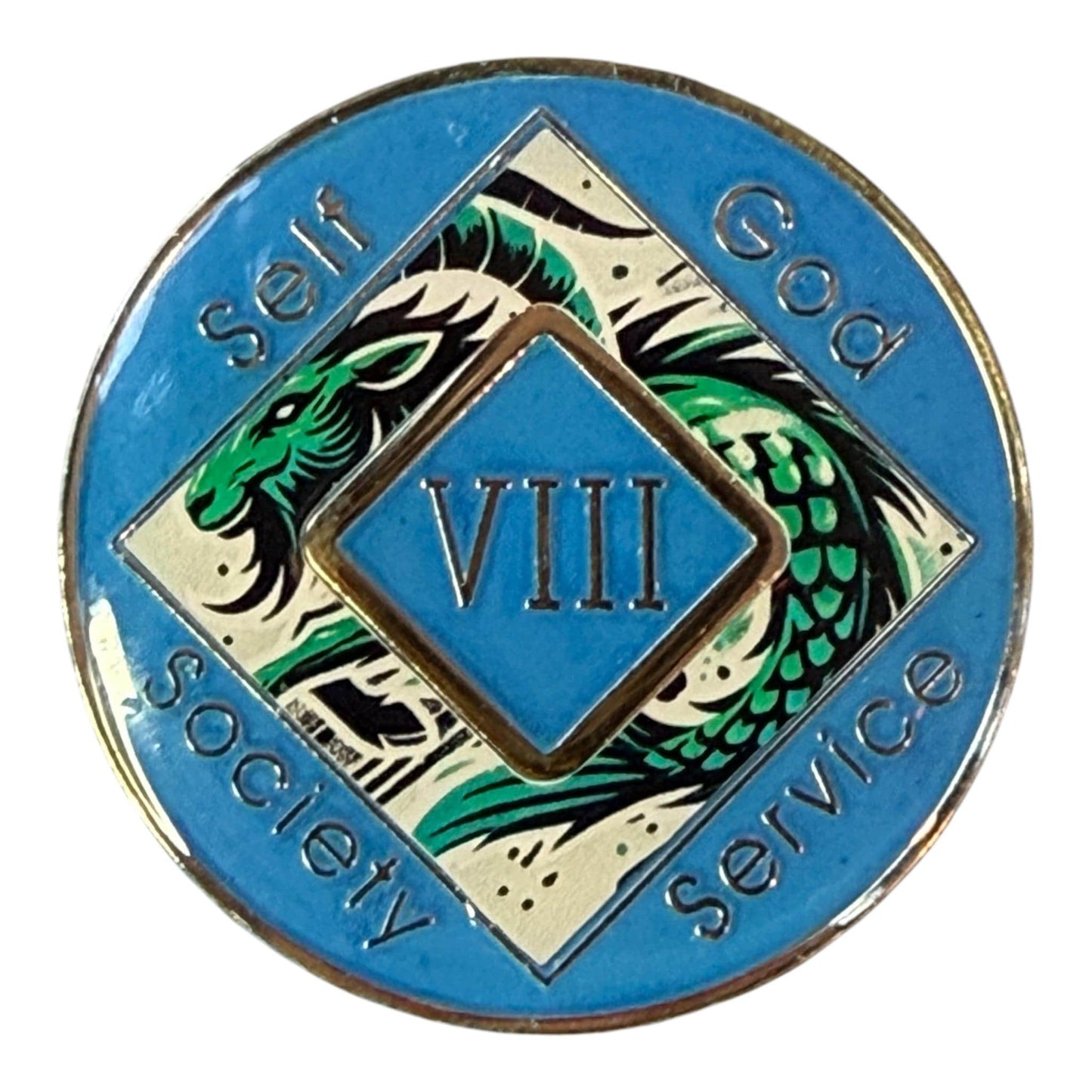 Capricorn Zodiac NA Medallion – Personalized Year Clean Time Chip