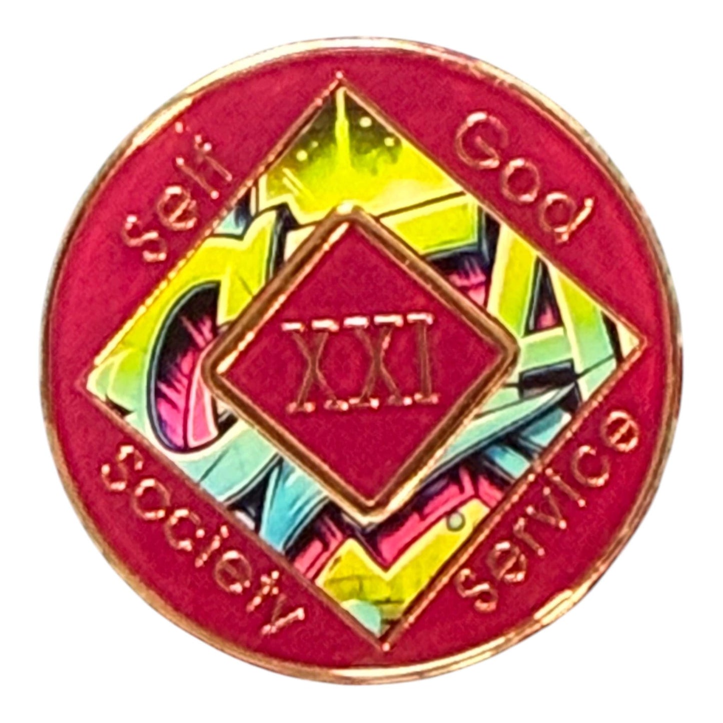 Custom NA Medallion | Personalized Clean Time Token | Recovery Chip