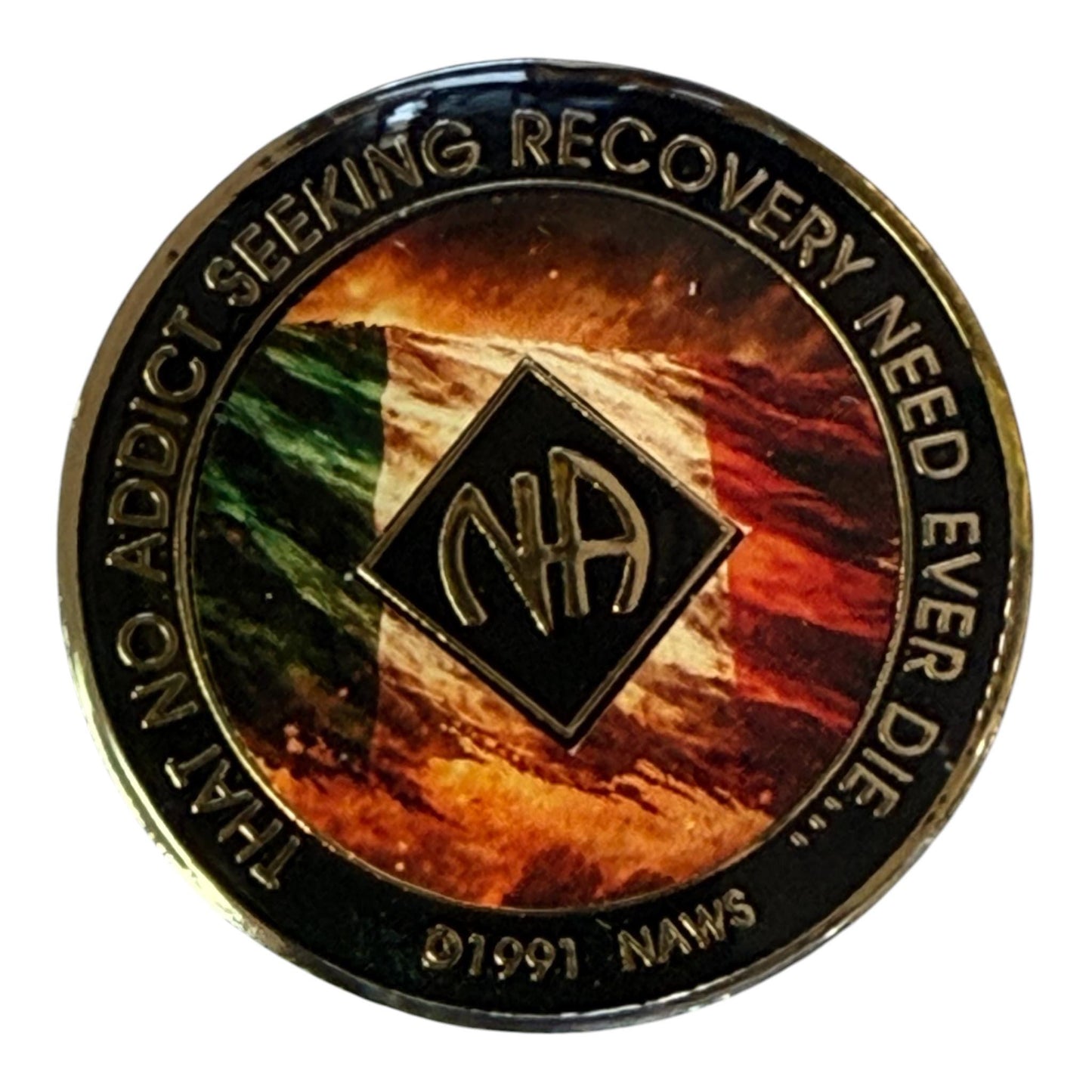 Mexico Flag NA Medallion – Custom Year, Recovery Chip