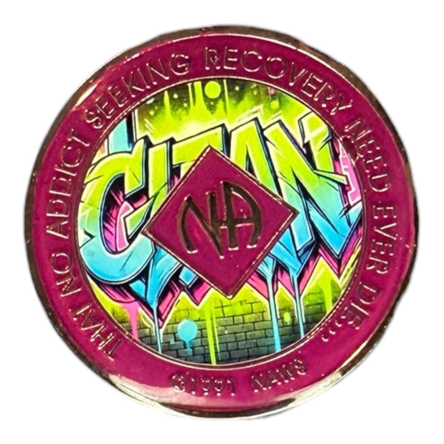 Custom NA Medallion | Personalized Clean Time Token | Recovery Chip