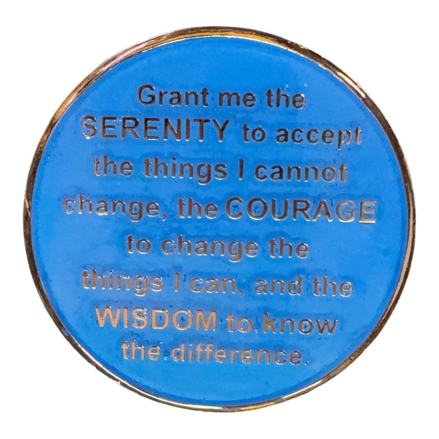 AA Vinyl Record Medallion – Any Year Sobriety Chip – “We Can Do Together”