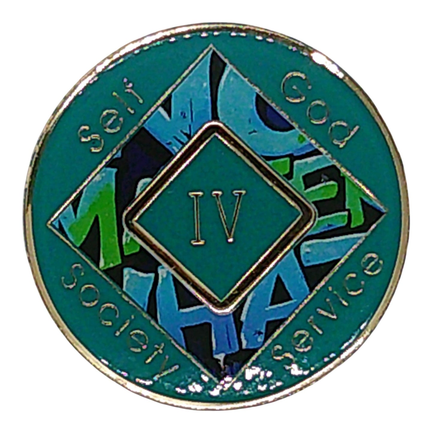 No Matter What NA Medallion: Bronze Narcotics Anonymous Recovery Chip