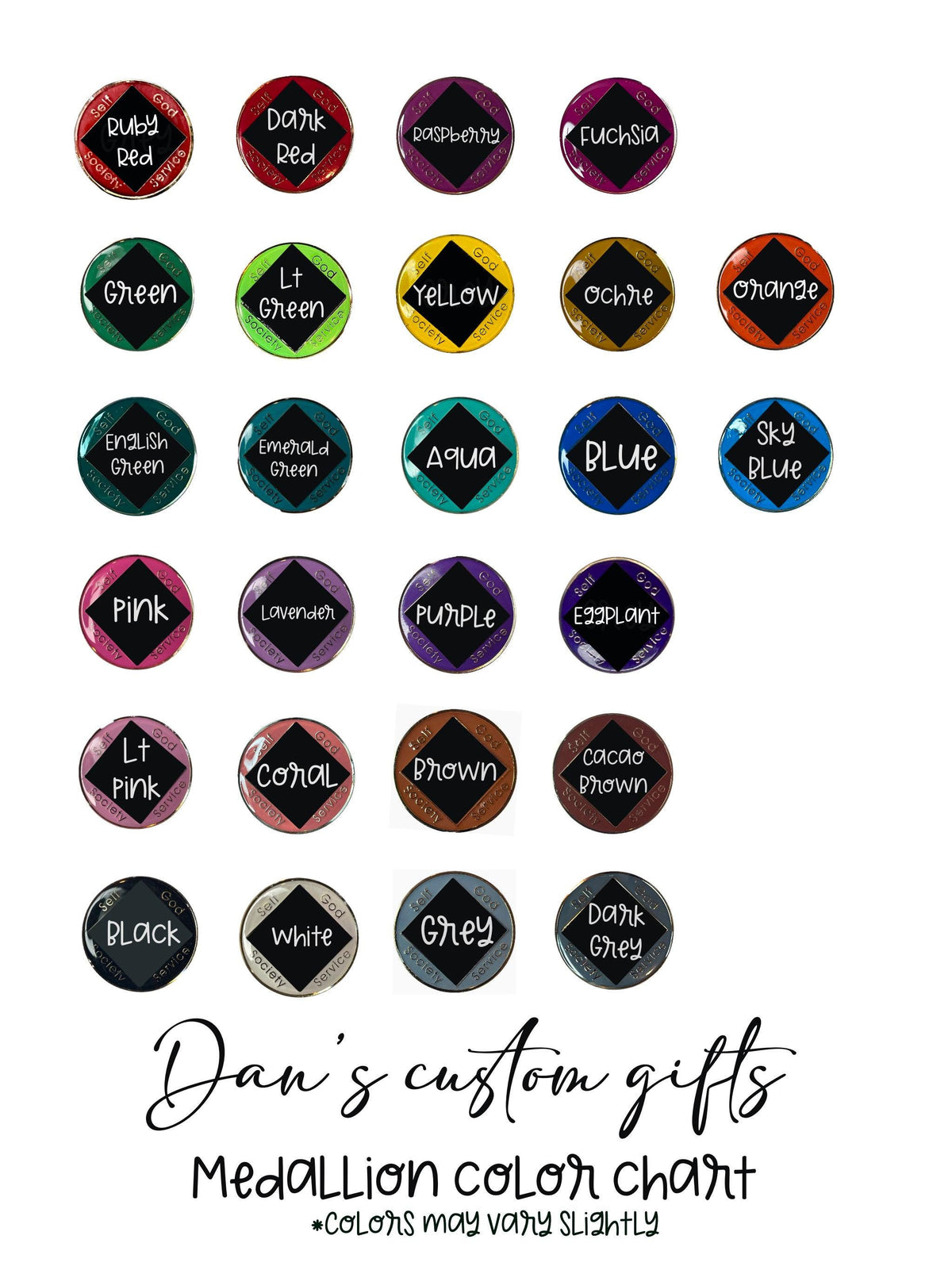 Personalized Clean Time Token | Sobriety Chip - Celtic Knot Medallion