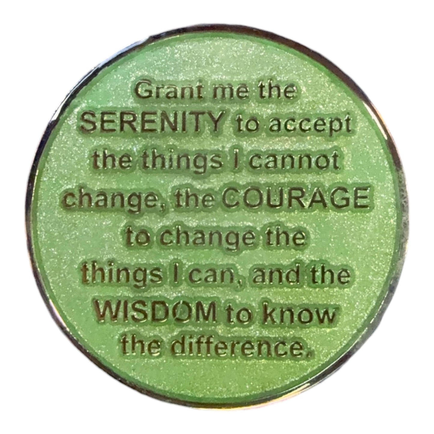 Electric Guitar AA Recovery Medallion – Sobriety Chip | Clean Time Token | Sober Milestone Coin