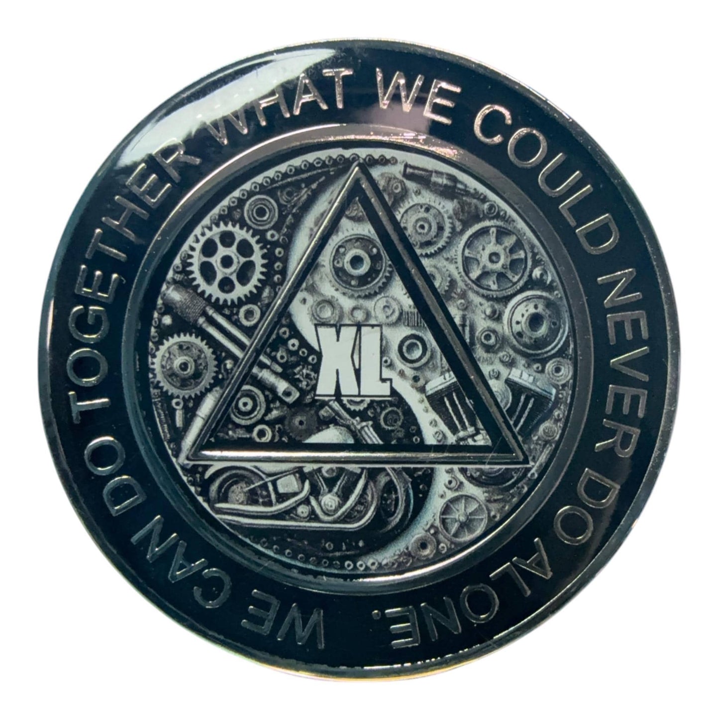 Mechanical Gears AA Medallion- Resin Finish