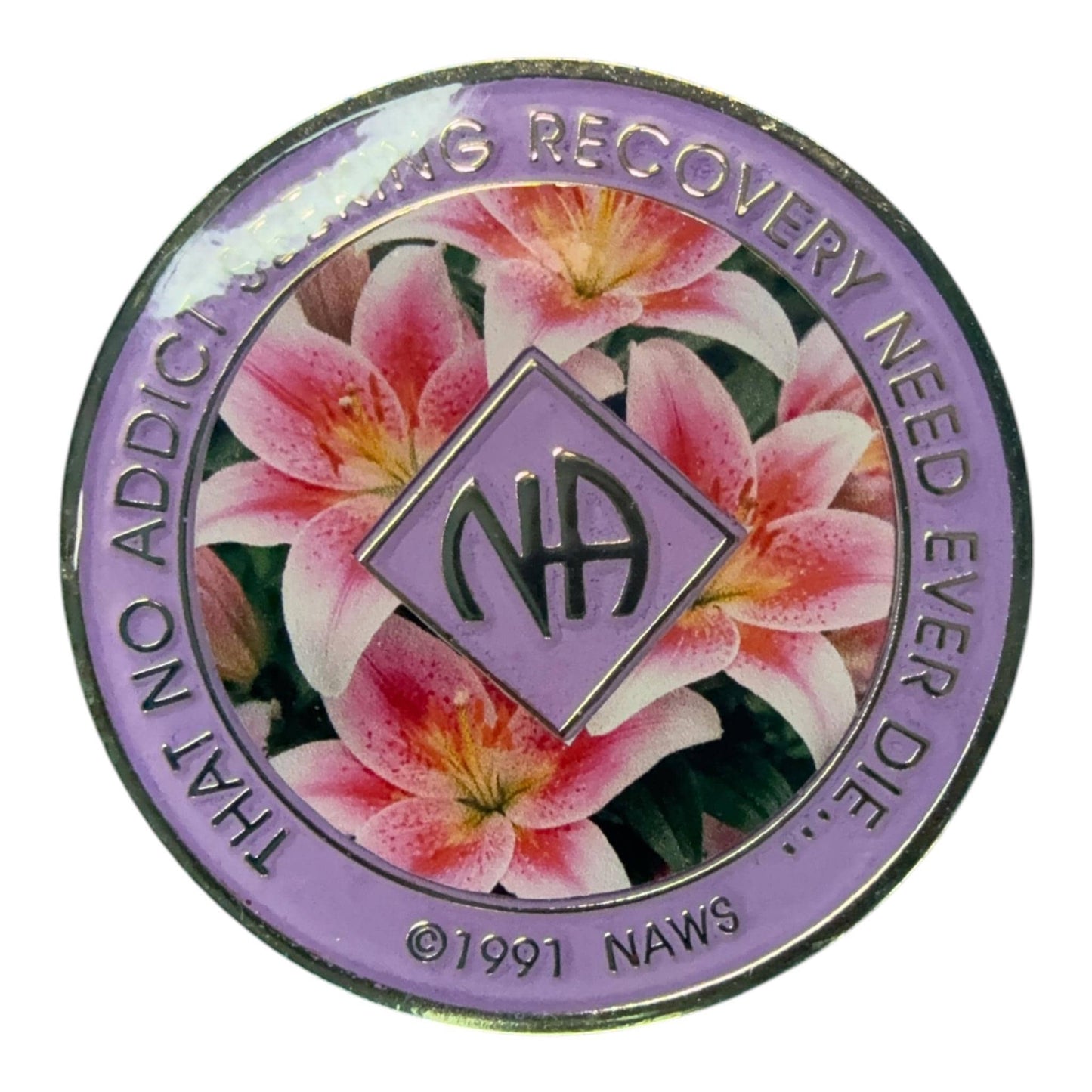 Pink Lily NA Medallion – Clean Time Chip / Recovery Token